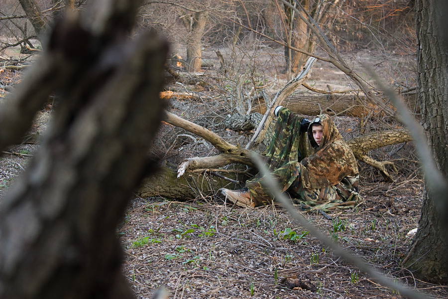 Filip Mrocek v maskovani
